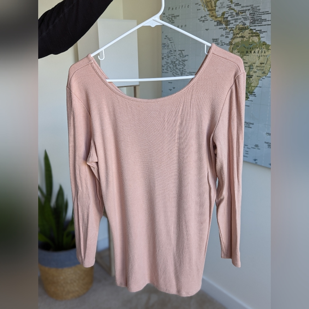 Amour Vert Pink Top Ballerina Neckline